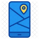 Smartphone Navigator Navigation Direction Guide Icon