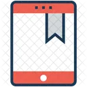 Smartphone Bookmark Phone Icon