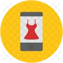 Smartphone Ladies Dress Icon