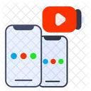 Smartphone Display Video Call Icon
