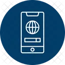 Smartphone Global Globe Icon