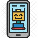 Smartphone Assistance Artificial Intelligence Icon