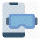 Smartphone Virtuelle Realitat Metaverse Symbol