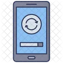 Smartphone Reload Data Icon