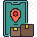 Smartphone Package Pin Icon
