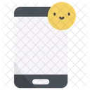 Smartphone Smile Happy Icon