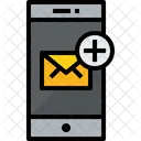 Smartphone Mail Add Icon