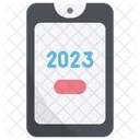 Smartphone 2023 Calendar Symbol