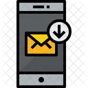 Smartphone Mail Arrow Icon
