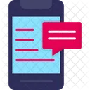 Smartphone Chat Communication Icon