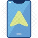 Smartphone Navigation App Icon