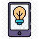 Smartphone Wifi Connection Bulb Icon