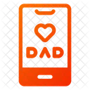 Smartphone Father Daddy Icon