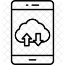 Smartphone Sync Cloud Icon