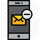 Smartphone Mail Remove Icon