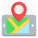Smartphone Mobile Phone Map Icon