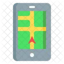 Smartphone Mobile Phone Map Icon