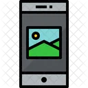 Smartphone Picture Communication Icon