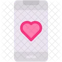 Smartphone Dating App Love And Romance Icon