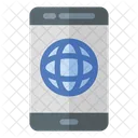 Smartphone Internet Worldwide Icon
