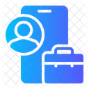 Smartphone Luggage Electronics Icon