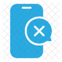 Smartphone Disagree Cross Mark Icon