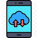 Smartphone Sync Cloud Icon