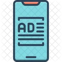 Smartphone Ad  Icon