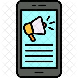 Smartphone Advertisement  Icon
