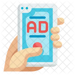 Smartphone Advertising  Icon