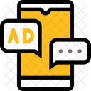 Smartphone Advertising  Icon