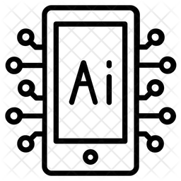스마트폰 인공지능  아이콘