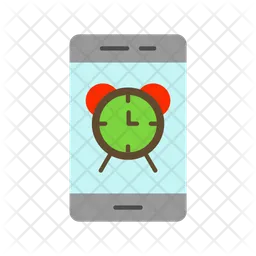 Smartphone Alarm  Icon