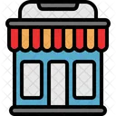 Smartphone als Onlineshop  Symbol