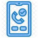 Smartphone-Anruf  Symbol