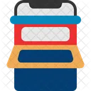 Smartphone-Geldautomat  Symbol