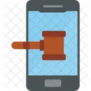 Smartphone-Auktion  Symbol