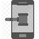 Smartphone-Auktion  Symbol