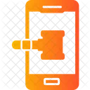 Smartphone-Auktion  Symbol