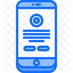 Smartphone Banner  Icon