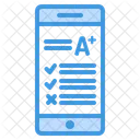 Smartphone bewerten  Symbol