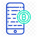 Smartphone Smartphone Bitcoin Bitcoin Symbol