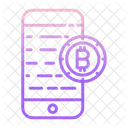 Smartphone Smartphone Bitcoin Bitcoin Symbol