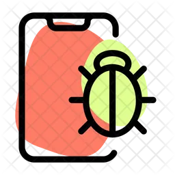 Smartphone Bug  Icon