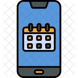 Smartphone calendar  Icon