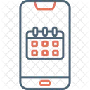 Smartphone calendar  Icon