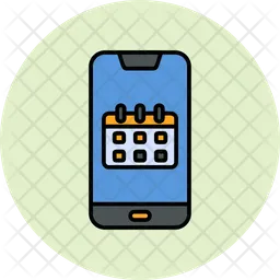 Smartphone calendar  Icon