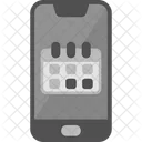 Smartphone calendar  Icon