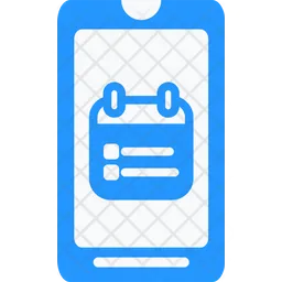 Smartphone calendar  Icon