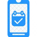 Smartphone calendar  Icon